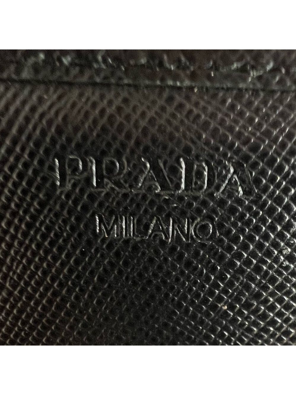 PRADA SAFFIANO LEATHER FLAP WALLET - Picture 15 of 16